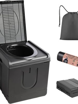Portable Toilet Camping Toilets for Car Indoor Outdoor Commode Foldable Travel Potty for Camping,Tent,Hiking,Boating,Long Road Trips,Traffic jam,Home