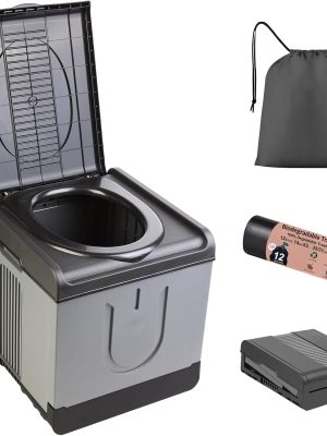 Portable Toilet Camping Toilets for Car Indoor Outdoor Commode Foldable Travel Potty for Camping,Tent,Hiking,Boating,Long Road Trips,Traffic jam,Home