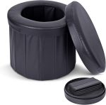 Portable Toilet Camping Outdoor Car folding Stool,Toilet for Camping, Hiking, Boating,Long Trips, Traffic jam